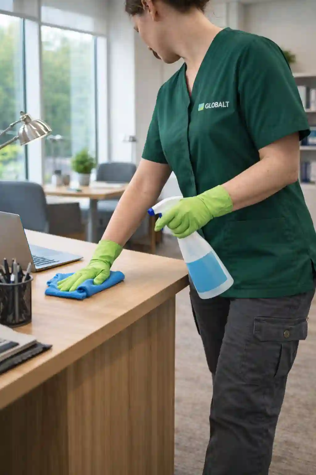 Limpieza de oficinas en Madrid con personal profesional de Globalt